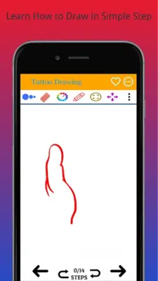 Flower Tattoo Drawing android App screenshot 13